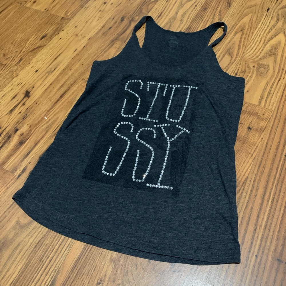 STUSSY GRAY Top XS